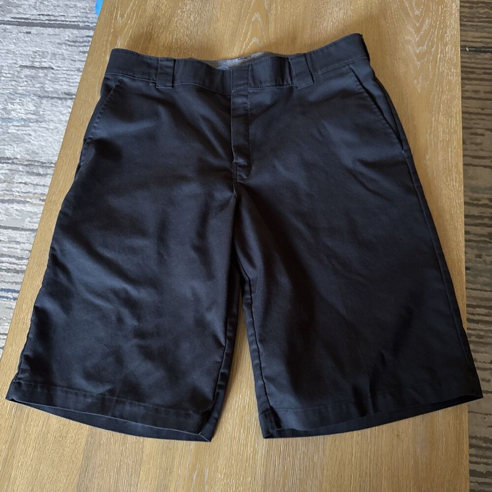 Dickies Shorts Mens 32 Khaki Flex Slim Fit Multi-Use Pocket Workwear Chino